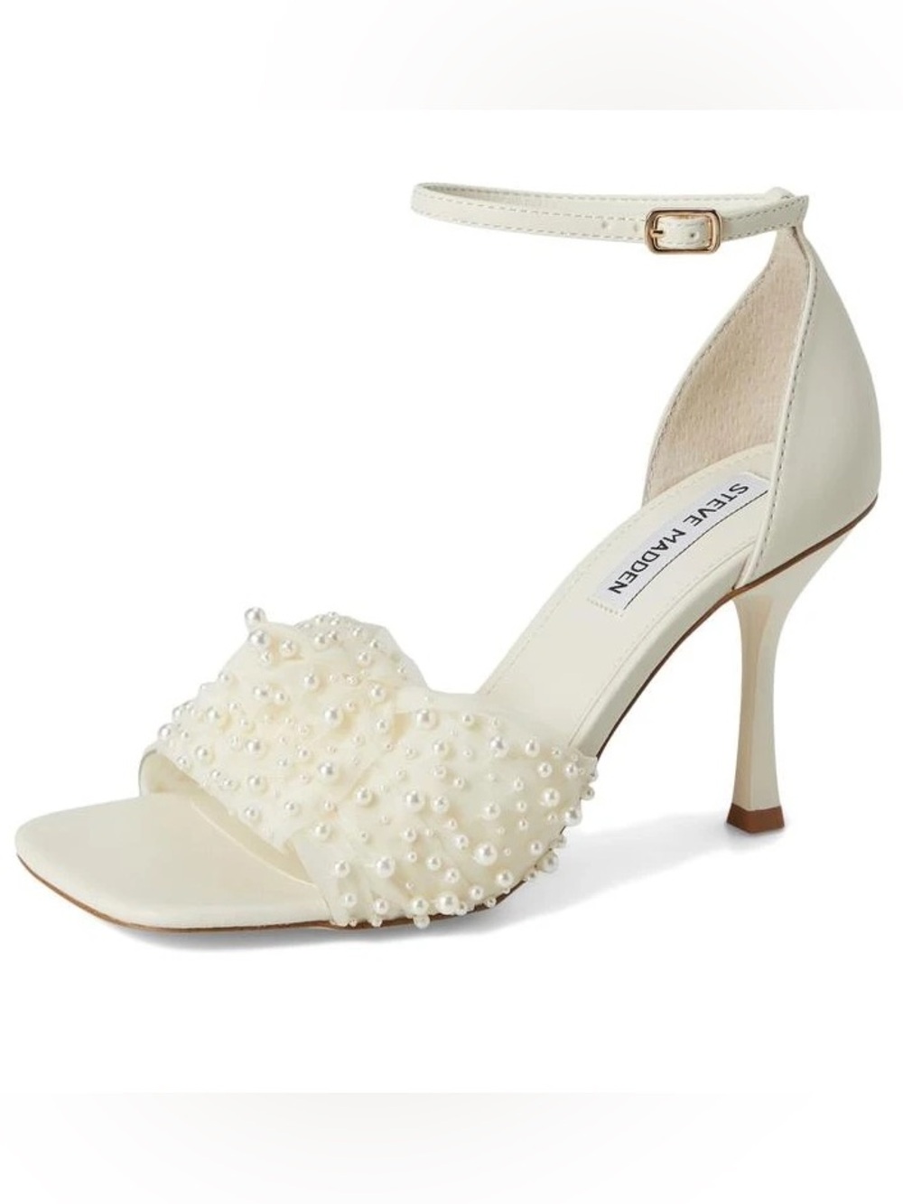 Steve Madden Pearl Assumed Faux Pearl Heels NWT - Picture 2 of 7